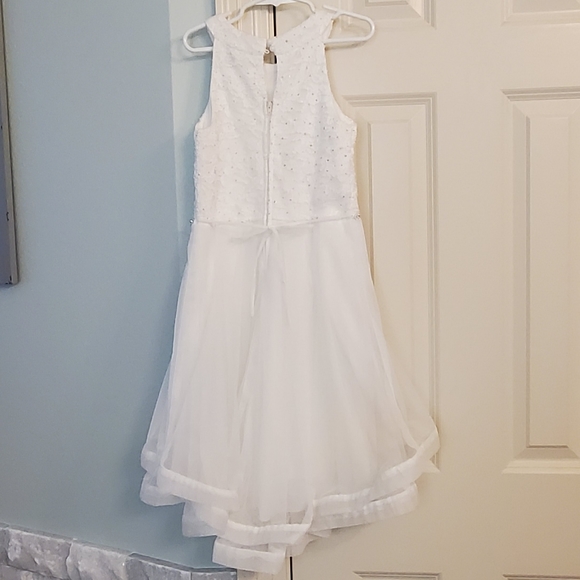 Girls White Dress Size 6X - Picture 3 of 7